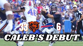 Bears vs Bills Preseason Week 1 Game Review Calebs Debut [upl. by Aloivaf]