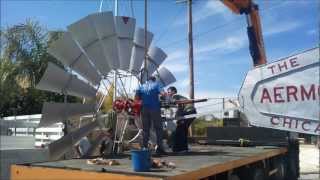 aermotor windmill in Cyprus salty [upl. by Sophi]