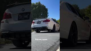 Valvetronic Universal Mufflers on Catless F10 M5  Revs [upl. by Peyter]