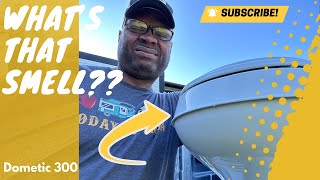 Toilet STINKS Dometic 300 Toilet Smell Issue  DIY Repair rvlife traveltrailer travelvlog [upl. by Willin]