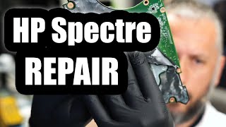 Fixing a Liquid Damaged HP Spectre Laptop [upl. by Aniretake633]