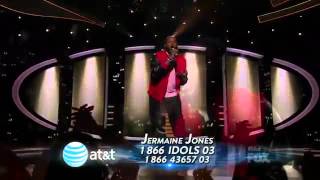 Jermaine Jones  Knocks Me Off My Feet  Top 13 American Idol [upl. by Sydalg]