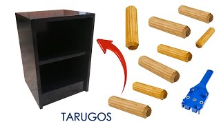 TARUGOS DE MADERA  Armar Mueble SIN Herramientas SOFISTICADAS  Muy Sencillo  Luis Lovon [upl. by Setarcos]