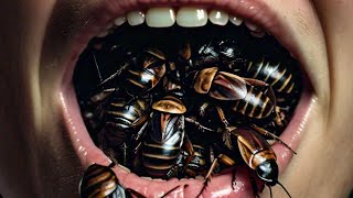 ASMR Inside Mouth Cockroach Removal  ASMR Mouth Treatment Animation  ASMR Maggots Gochdi [upl. by Gabrielson944]