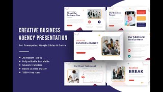 Free Creative Business Presentation Template [upl. by Nrobyalc132]