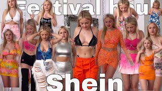 Huge Shein festival haul  cheap festival fits [upl. by Karolina110]