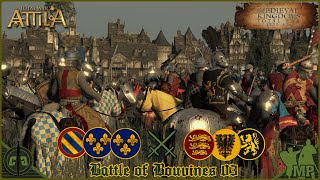 Total War Attila  Medieval Kingdoms Total War 1212AD  Battle of Bouvines 03 ᴴᴰ [upl. by Oneida7]