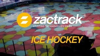 zactrack  Ice Hockey Entertainment On Ice Projection [upl. by Wilhide]