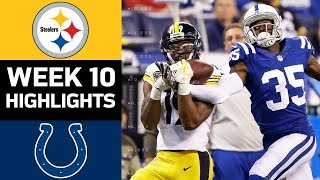 Steelers vs Colts  NFL Week 10 Game Highlights [upl. by Yarezed]