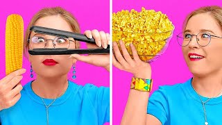 YUMMY FOOD HACKS AND GENIUS KITCHEN TRICKS DIY Food Tips and Life Hacks by 123 GO Series [upl. by Azelea]