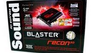 Creative Sound Blaster Recon3D PCIE Unboxing  Review Demo [upl. by Wilson]