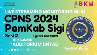 UJIAN SKD CASN 2024 TILOK AUDITORIUM UNTAD PALU SESI 2 TGL 29 OKT 2024 [upl. by Seen932]