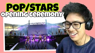 KDA  POPSTARS ft Madison Beer GIDLE Jaira Burns OPENING CEREMONY REACTION [upl. by Melamie506]