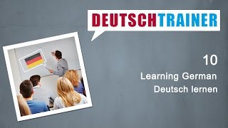 German for beginners A1A2  Deutschtrainer Learning German [upl. by Benedicto]