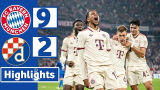 BAYERN MUNICH VS ZAGREB  5 2   HIGHLIGHTS  UEFA CHAMPIONS LEAGUE [upl. by Hepsiba]