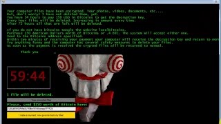 Windows Malware Series 2  quotJigsawquot Ransomware Removal [upl. by Refinnaj]