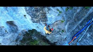 Via ferrata du Boffi Partie 1 en 219 [upl. by Adriaens311]