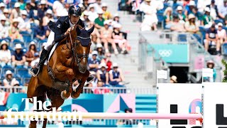 ‘He was incredible’ Burton wins Olympic eventing silver for Australia on borrowed horse [upl. by Aela]