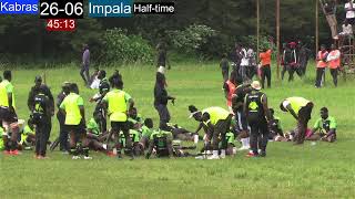 Kenya Cup Kabras vs Impala [upl. by Kobylak537]