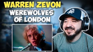 WARREN ZEVON  Werewolves Of London  FIRST TIME REACTION [upl. by Tobi]