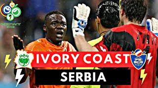 Ivory Coast vs Serbia and Montenegro 32 All Goals amp Highlights  2006 World Cup [upl. by Kappel]