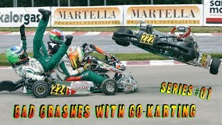 Bad crashes with go karting  series 01 [upl. by Cleon]