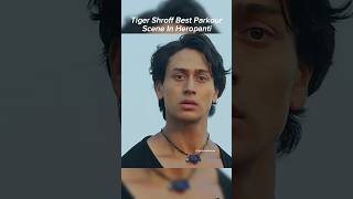 TIGER SHROFF BEST PARKOUR SCENE IN HEROPANTI 💥 tigershroffattitude shotsfeed shorts [upl. by Anerec]