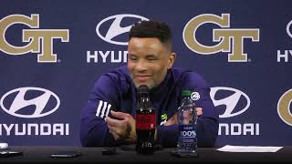 GT Basketball  Head coach Damon Stoudamire postgame Virginia January 20 2024 [upl. by Ettedranreb]