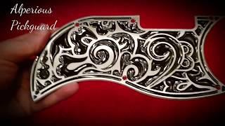 Gibson SG Bass Guitar Pickguard by Alperious Pickguard [upl. by Akinahs267]