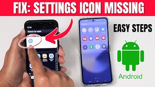 Settings Icon Missing on Android Quick Fix [upl. by Tsiuqram]