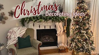 COZY CHRISTMAS 2023 DECOR IDEAS  LIVING ROOM DECORATE WITH ME [upl. by Ennyletak]