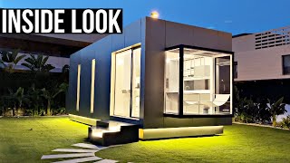 Finally Touring the New PREFAB HOME Packed with Smart Features [upl. by Lincoln984]