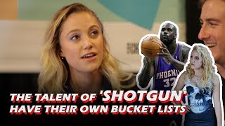 Shotgun 2018  The Casts Own Bucket Lists [upl. by Ycrad]