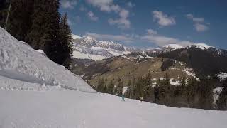 Porte du MontBlanc  Treffleannaise  Piste Bleue  HauteSavoie  Mars 2022 [upl. by Ethelbert]