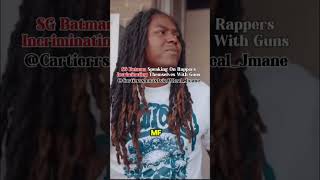 SG Batman Speaking On Rappers Incriminating Themselves With Guns hood jmane chicago [upl. by Eihs]