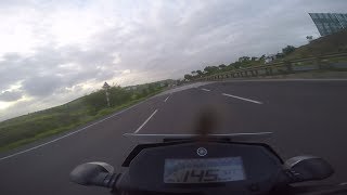 Yamaha Fz25 top speed  145 kmph Max RPM [upl. by Enom527]