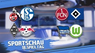 YTBUNDESLIGA SPORTSCHAU I Samstagsspiele I 18 Spieltag [upl. by Peace]