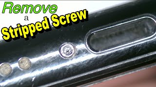 How to Remove a Stripped Screw from your phone [upl. by Ielak]