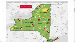 Fall foliage map shows where leaves are changing across NYS [upl. by Buehler532]