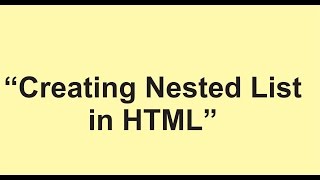 Ordered List and Unordered List in HTML  HTML Tutorial in Hindi [upl. by Atirma216]