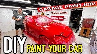 The BEST Beginners Guide to Paint Your Car with NO Paint Booth [upl. by Cockburn425]