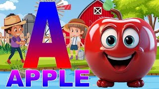 a for apple  a for apple b for ball  phonic song  counting  alphabet 787 [upl. by Lymann441]