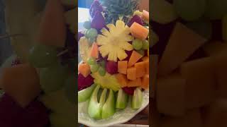 Edible Fruit Arrangements I made for graduation party [upl. by Anirbas]