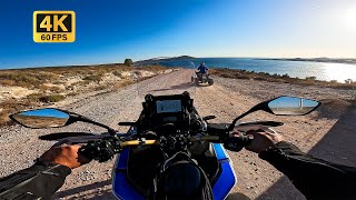 Honda Africa Twin Gravel Road Ride with My Friend Part 2 No Music Just Engine Sounds [upl. by Eidurt973]