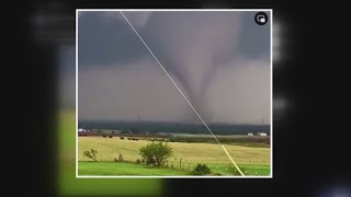 Tornado spotted near Windthorst Texas [upl. by Lussier]