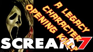 SCREAM 7 A LEGACY CHARACTER OPENING KILL [upl. by Remmer780]