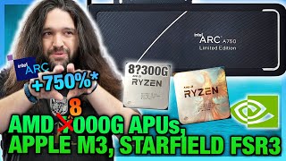 HW News  AMD Phoenix Desktop APUs Spotted Huge Intel Arc Boosts Starfield Adding FSR3 [upl. by Farnsworth774]