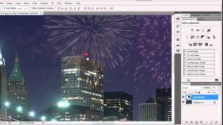 CURSO DE PHOTOSHOP CS5 CREAR FUEGOS ARTIFICIALES [upl. by Kirsteni]