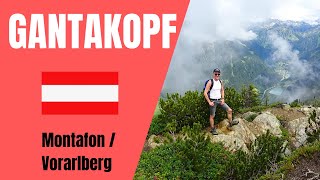 🚶🏽‍♂️Aussichtsreiche Wanderung auf den Gantakopf bei St Gallenkirch im MontafonVorarlberg [upl. by Emya]