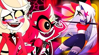 HAZBIN HOTEL REACT TO VAGGIE  Reaction  Hazbin Hotel Group  Vaggie and Charlie [upl. by Peppy]